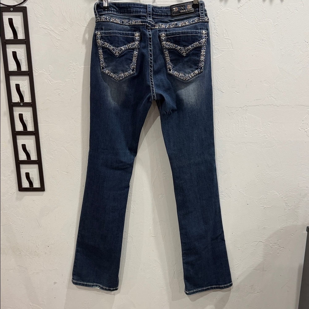 Grace Dark Indigo Boot Cut Jeans